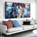 Lion Wall Art for Living Room, Animal Canvas Wall-Decor for Bedroom, Large Size by ENTANUB
