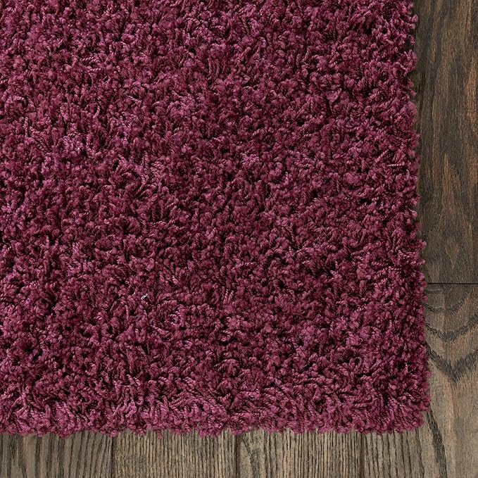 Unique Loom Solid Shag Collection Area Rug - Image 10