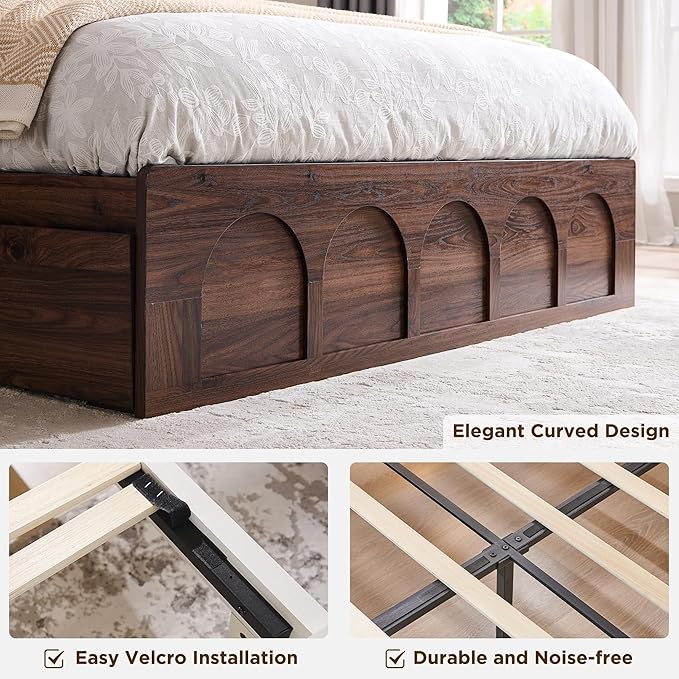 ACCOHOHO Queen Size Bed Frame Modern - Image 6