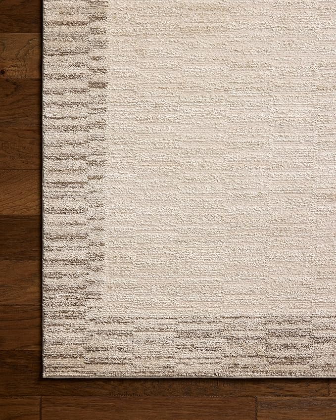 Loloi Chris Loves Julia Calvin Collection CLV-04 Ivory/Pebble 11'-6" x 15'-7" - Image 6