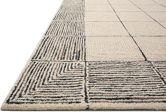 Loloi Chris Loves Julia Francis Collection FRA-02 Cream/Black 2'-3" x 3'-9" - Image 6
