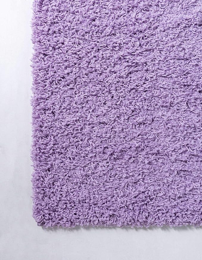 Unique Loom Solid Shag Collection Area Rug - Image 9