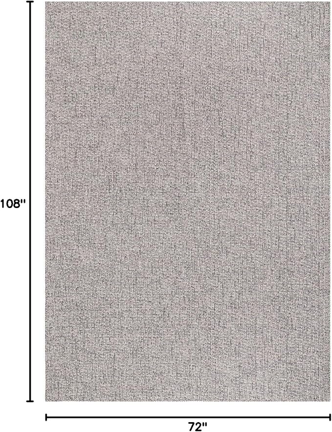 Easy Jute Rug 6x9 Indoor Outdoor Natural Rugs Solid Fiber Rug Woven Area Rug - Image 2
