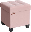 SONGMICS Storage Ottoman, Small Ottoman Foot Rest by SONGMICSbySONGMICSHOME