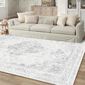 5x7 Vintage Washable Area Rugs Boho Medallion Large Distressed Retro Accent by HOME