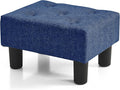 BRIAN & DANY Small Foot Stool, Linen Foot Stools by BRIANDANY