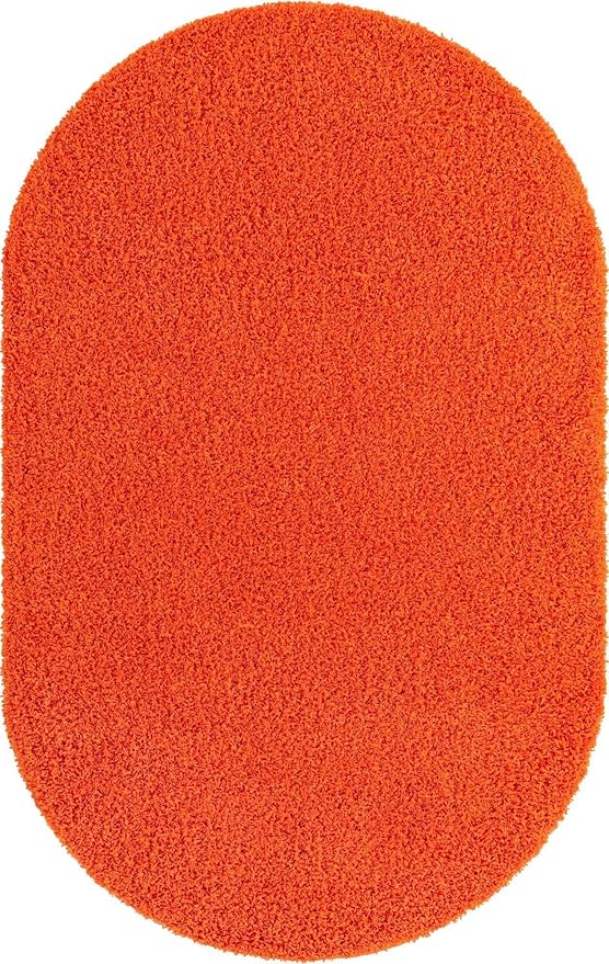 Unique Loom Solid Shag Collection Area Rug - Image 11