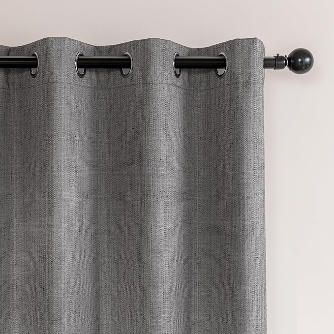 Amazon Basics Faux Linen Blackout Curtains - Image 4
