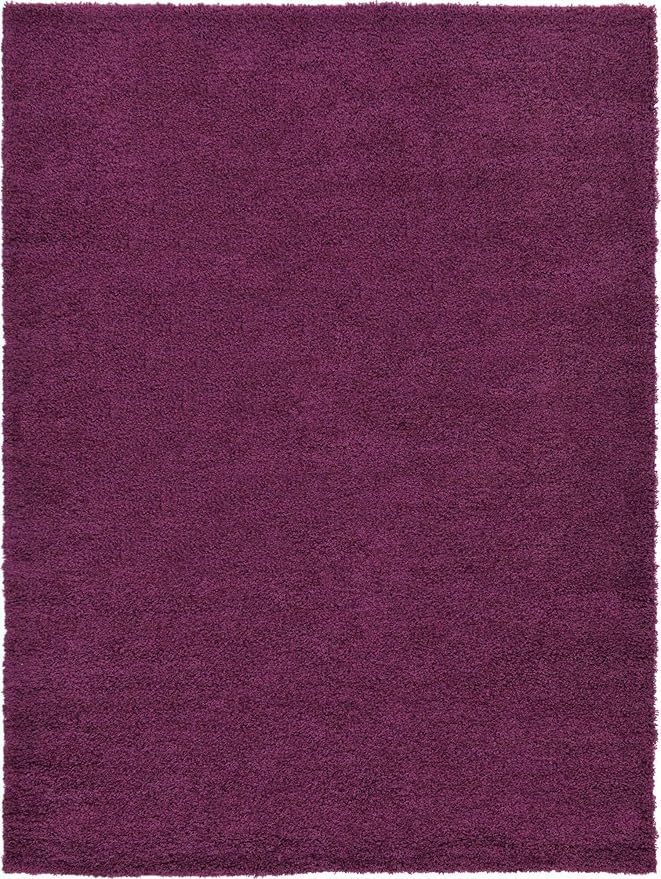 Unique Loom Solid Shag Collection Area Rug - Image 11