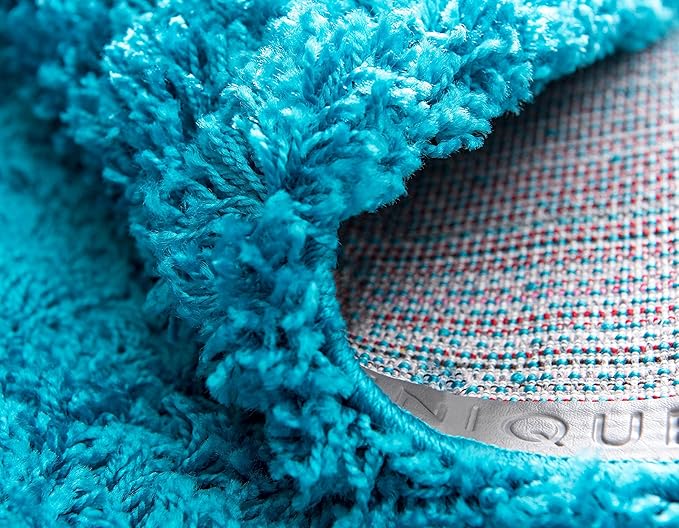 Unique Loom Solid Shag Collection Area Rug - Image 8
