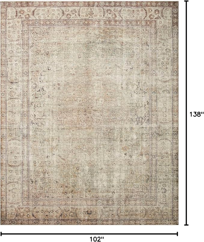 Loloi Margot Collection MAT-01 Antique/Sage 8'-6" x 11'-6" Area Rug feat. - Image 2