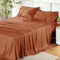 Bedsure California King Sheet Sets, Cooling Sheets, Rayon Derived from Bamboo by BEDSURE
