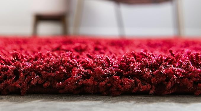 Unique Loom Solid Shag Collection Area Rug - Image 6