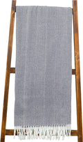 Alashan Cotton Acrylic Adirondack Herringbone Woven Throw by Alashan