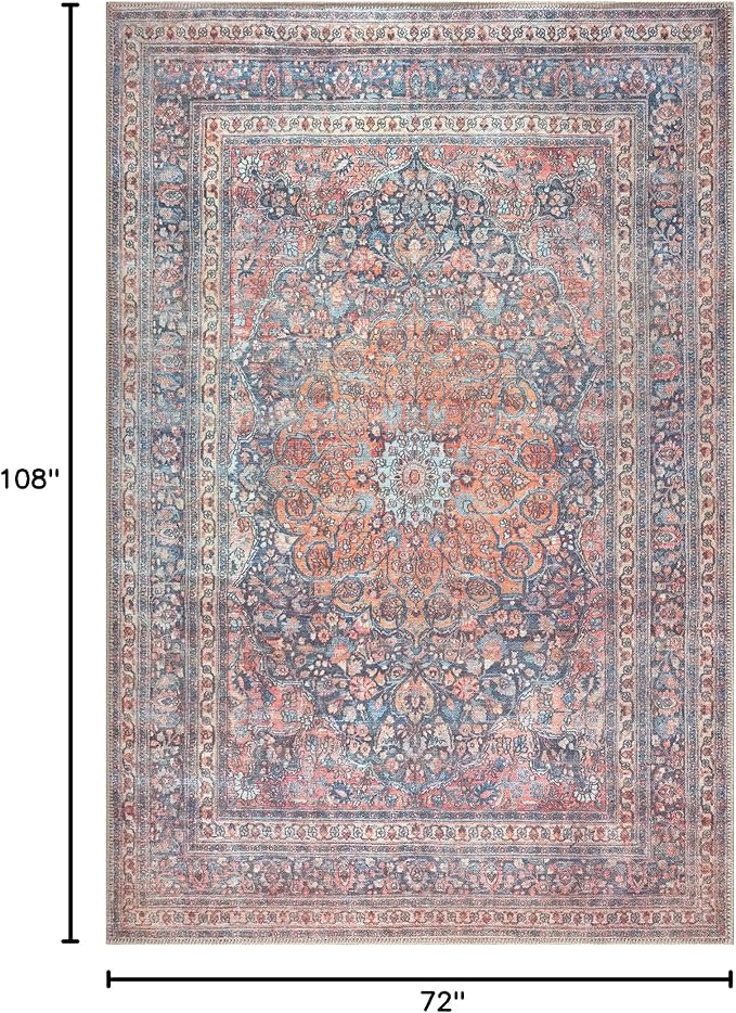 Bloom Rugs Washable Non-Slip 6' x 9' Rug - Image 2