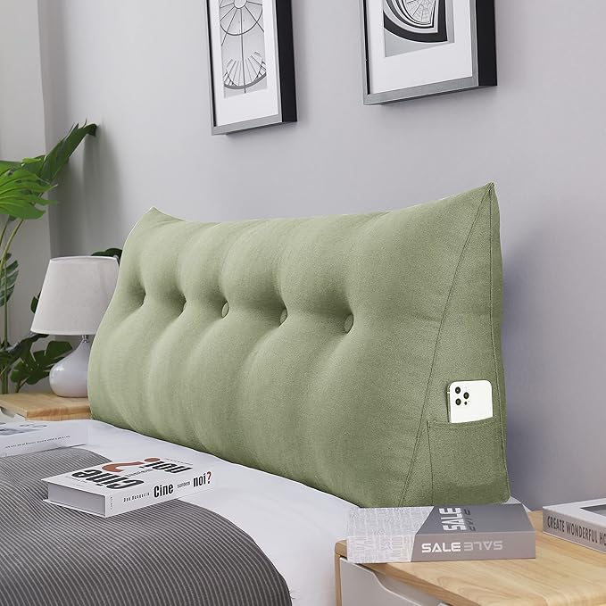 homecozy Wedge Headboard Pillow Dorm Room Reading Pillow Back Support - Image 3