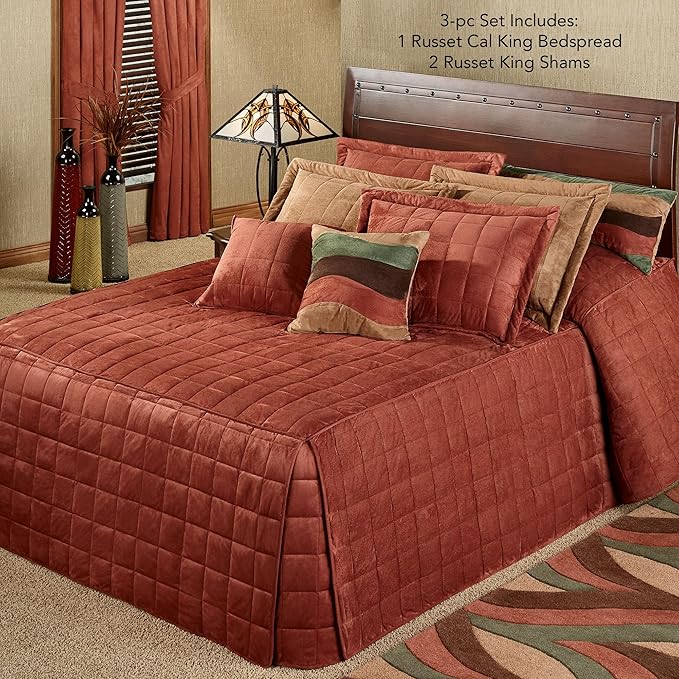 Touch of Class Camden Luxury Bedding | Warm Russet Color | Grande Fitted - Image 2