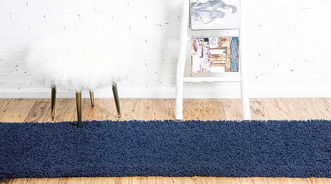 Unique Loom Solid Shag Collection Area Rug - Image 5