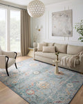 Loloi Margot Collection MAT-06 Denim/Multi 2'-3" x 3'-9" Accent Rug feat. by Loloi
