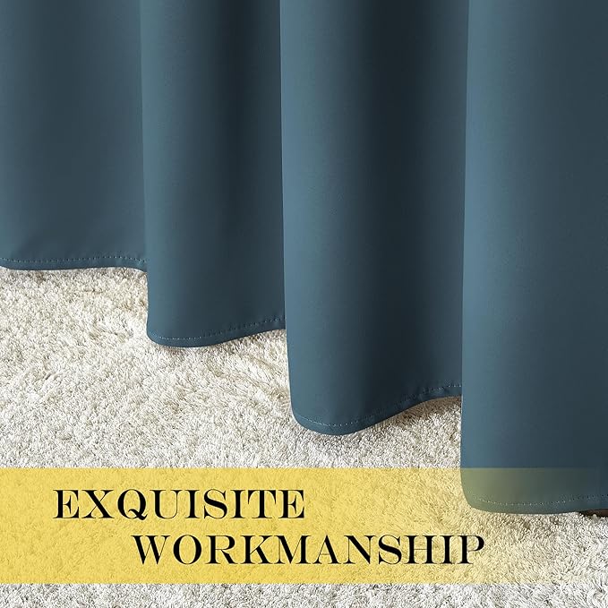 NICETOWN 66 Inch Long Blackout Curtains - Image 4