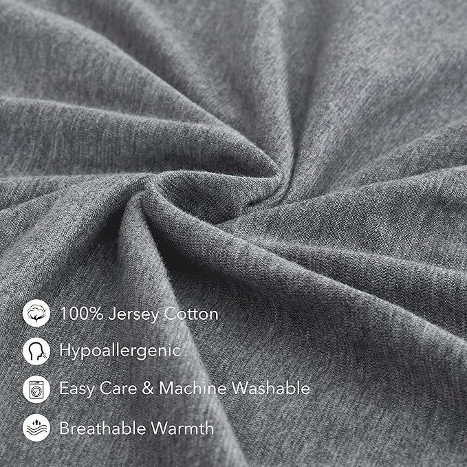 Oubonun 100% Jersey Cotton Body Pillow Cover - Image 4