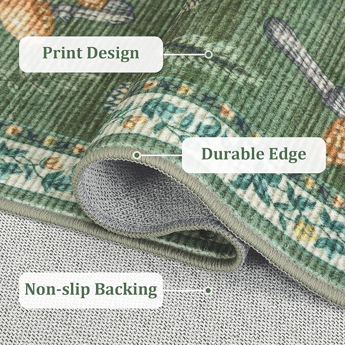 2.5x8 Runner Rug for Hallway Washable Kitchen Rugs Non Slip - Image 6