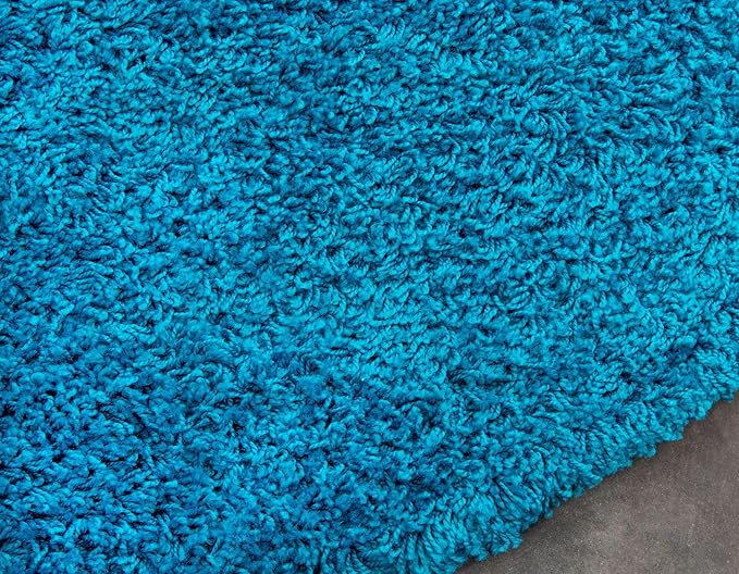 Unique Loom Solid Shag Collection Area Rug - Image 9