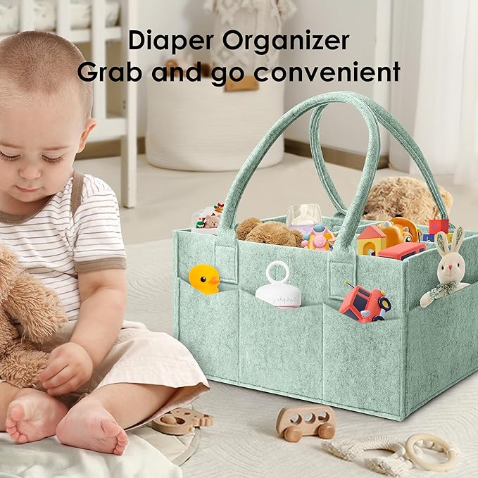 HIPHOP PANDA 2-Pack Diaper Caddy Organizer - Image 4
