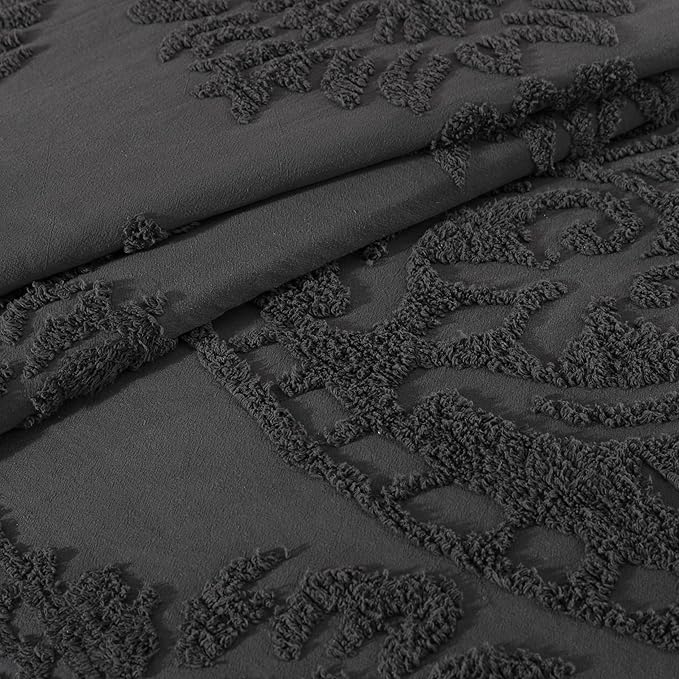 Beatrice Home Fashions Medallion Chenille Bedspread - Image 4