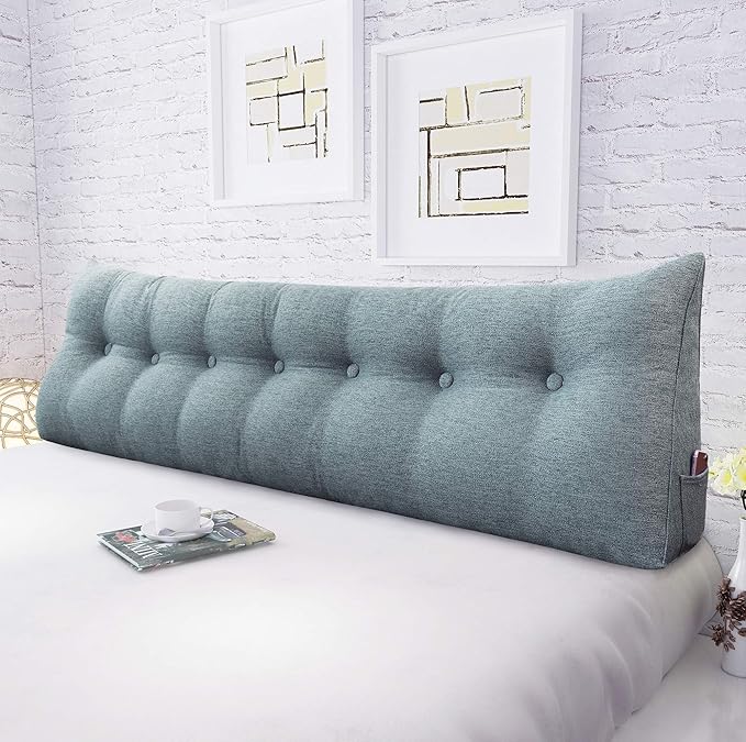 homecozy Wedge Headboard Pillow Dorm Room Reading Pillow Back Support - Image 4