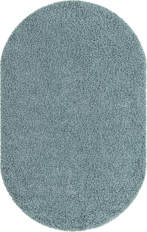 Unique Loom Solid Shag Collection Area Rug - Image 11
