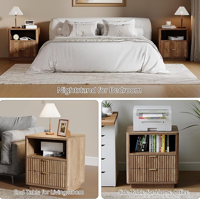 Fluted Nightstands Set of 2 - Image 7