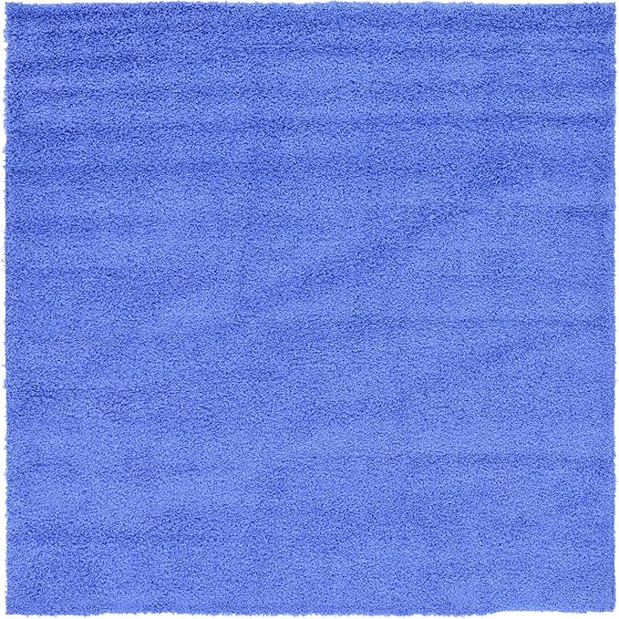 Unique Loom Solid Shag Collection Area Rug - Image 3