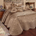 Touch of Class Portia Luxury Bedding | Rich Smoky Topaz | Premier Quilted by TouchofClass