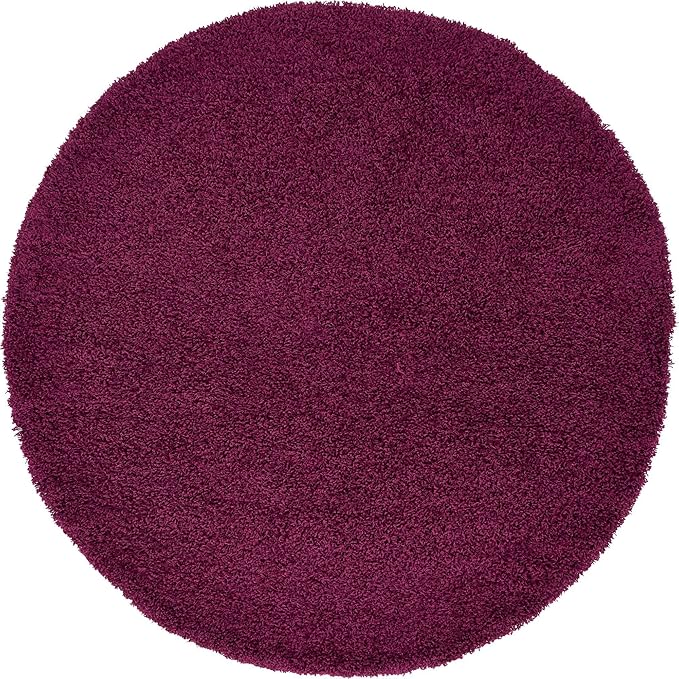 Unique Loom Solid Shag Collection Area Rug - Image 12
