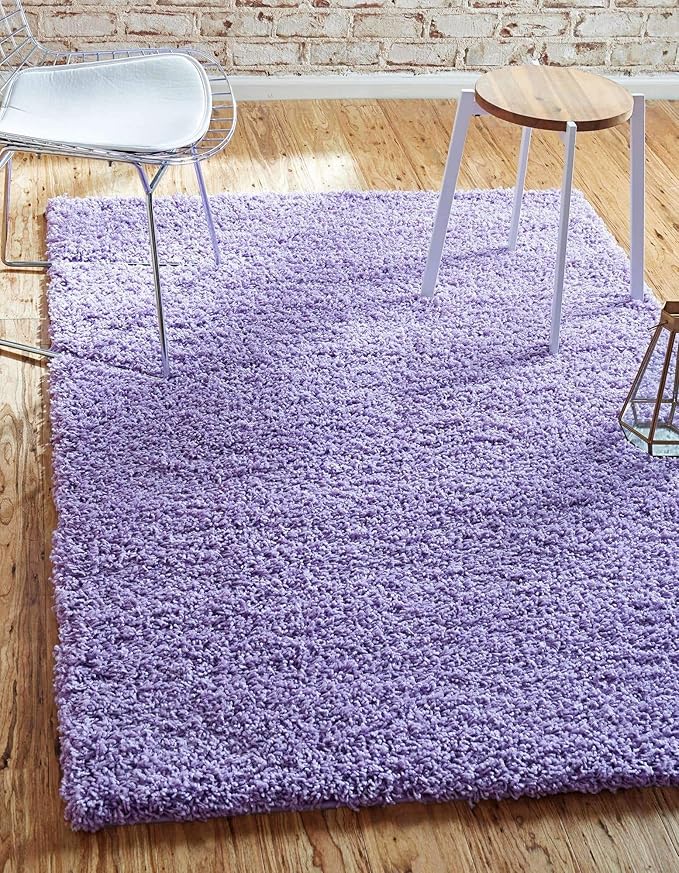 Unique Loom Solid Shag Collection Area Rug - Image 11