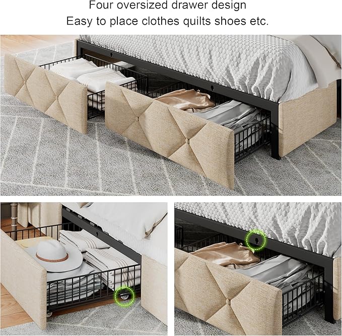 Feonase Full Size Bed Frame - Image 3