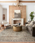 Loloi Layla Collection LAY-03 Olive/Charcoal 2'-3" x 3'-9" .13" Thick Accent Rug by Loloi