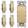 LIDER Minimalist Design Matte Finish Lighted Decorator Switch, Frameless Paddle by LIDER