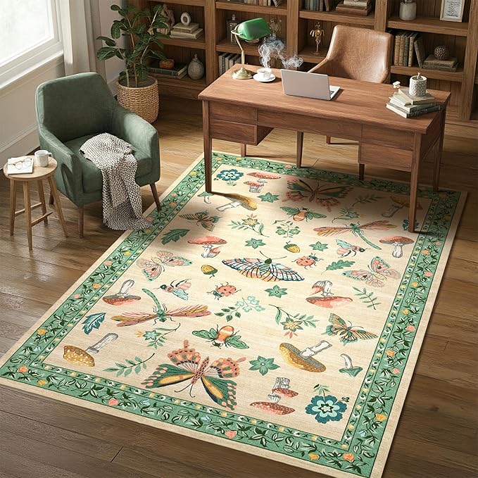 4x6 Rug Non-Slip Washable Carpet - Image 2