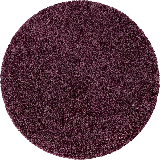 Unique Loom Solid Shag Collection Area Rug - Image 11
