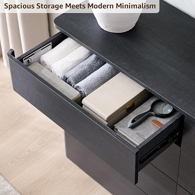 ACCOHOHO 8 Drawer Dresser for Bedroom, 52 Inch Wide Modern Chest of Drawers - Image 5