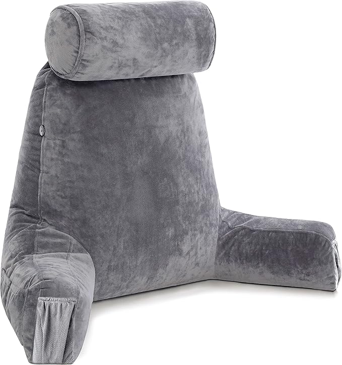 Husband Pillow Medium Dark Grey, Backrest by HusbandPillow