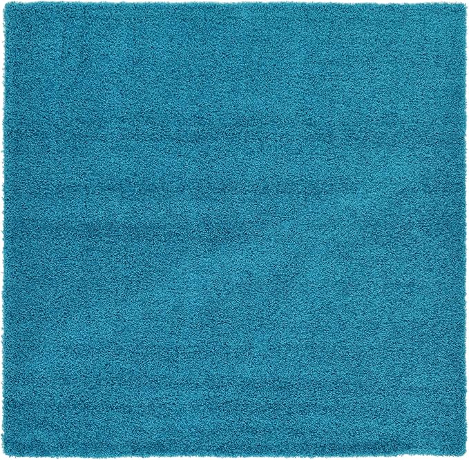 Unique Loom Solid Shag Collection Area Rug - Image 3