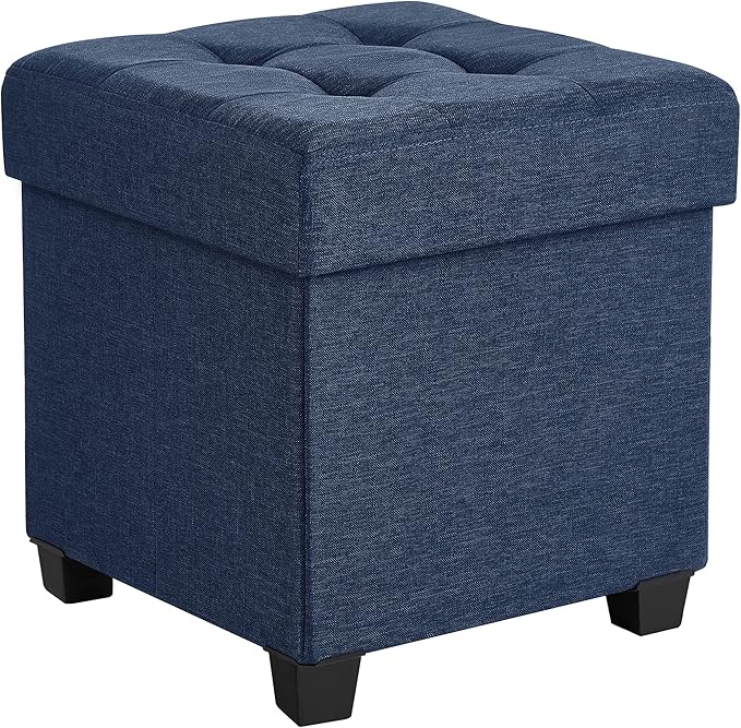 SONGMICS Storage Ottoman, Small Ottoman Foot Rest by SONGMICSbySONGMICSHOME