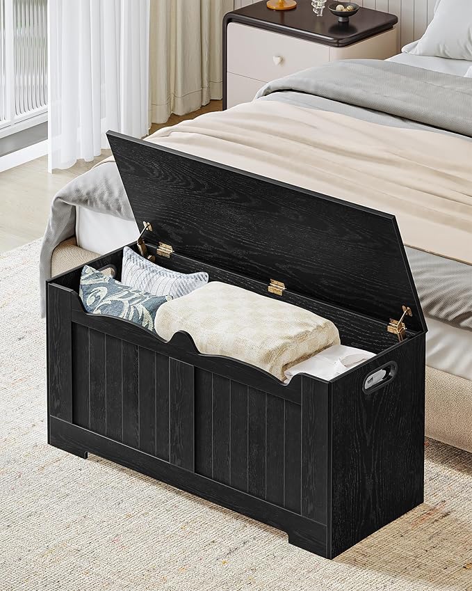 Hzuaneri 39.4" Storage Chest, Storage Bench Trunk - Image 2