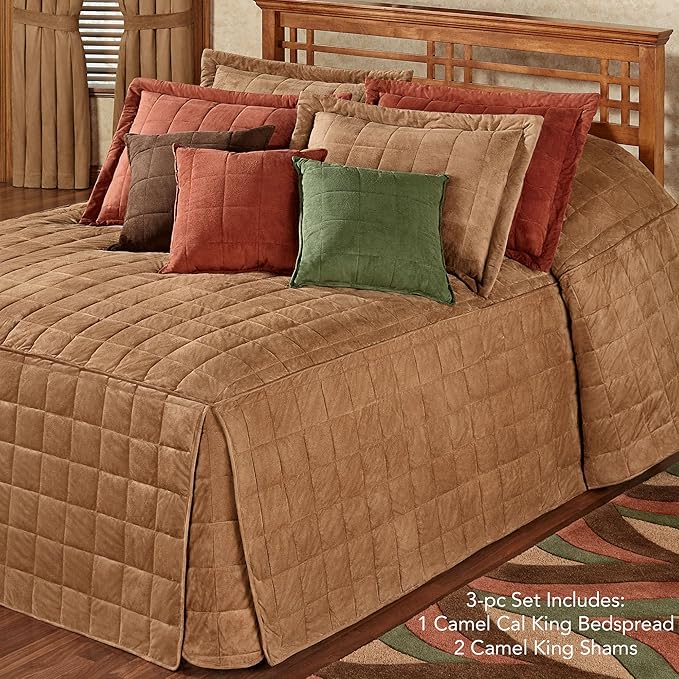 Touch of Class Camden Luxury Bedding | Neutral Camel Color | Grande Fitted - Image 2