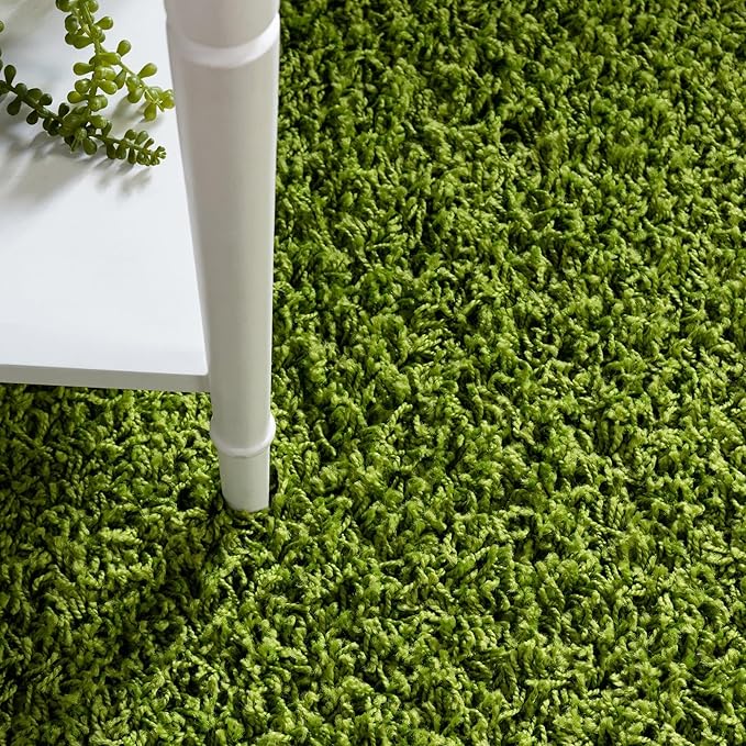 Unique Loom Solid Shag Collection Area Rug - Image 6