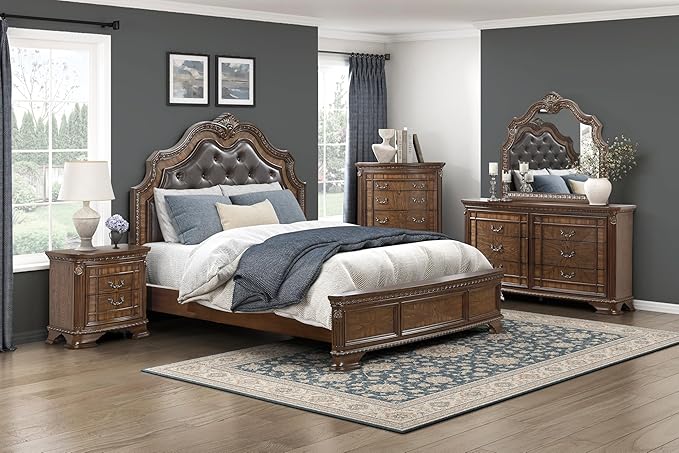 HKHUASEN Traditional Nightstand - Image 9