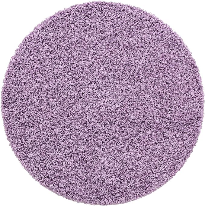 Unique Loom Solid Shag Collection Area Rug - Image 11